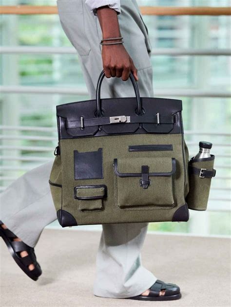 hermes straw and leather bag|hermes men's totes.